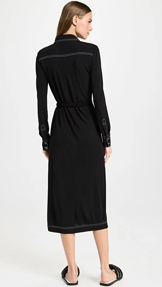 Best Sale βοΈ Hot Sale π Tory Burch Jersey Knit Polo π π Dress Black π β€οΈ 2 Best Sale βοΈ Hot Sale π Tory Burch Jersey Knit Polo π π Dress Black π β€οΈ - Image 2