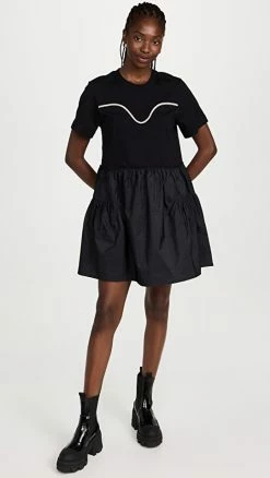 Best reviews of ⌛ Best Sale ✨ Tanya Taylor Emmy Embellished Mini 👗 👗 Dress Black 🛒 ✨