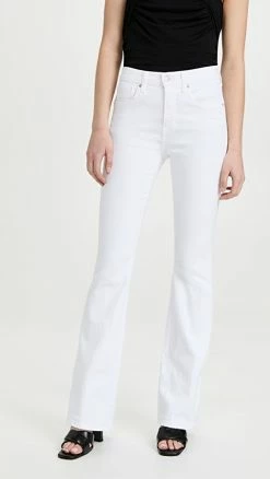 Best Sale 👏 Best reviews of ✔️ Veronica Beard Jean Beverly Skinny Flare 👖 👖 Jeans White ✔️ 🤩