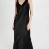 Best Sale 💯 Hot Sale 👏 Vince V Neck Maxi Slip 👗 👗 Dress Black 👏 🛒