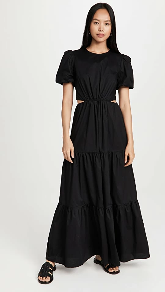 Outlet π€© Cheapest π WAYF Plaza Cut Out Tiered Maxi π π Dress Black π π€© 1 Outlet π€© Cheapest π WAYF Plaza Cut Out Tiered Maxi π π Dress Black π π€©