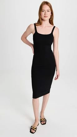 Flash Sale π Best deal β€οΈ WSLY Rivington Ribbed π π Dress Black 𧨠π