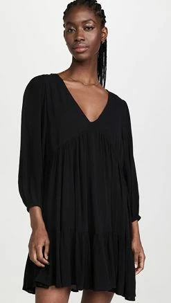 Wholesale β Hot Sale β€οΈ Z Supply Maxine Mini π π Dress Black π₯ π