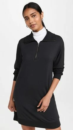 Promo 👍 Discount ❤️ Z Supply Abigail 👗 👗 Dress Black ⭐ ⌛